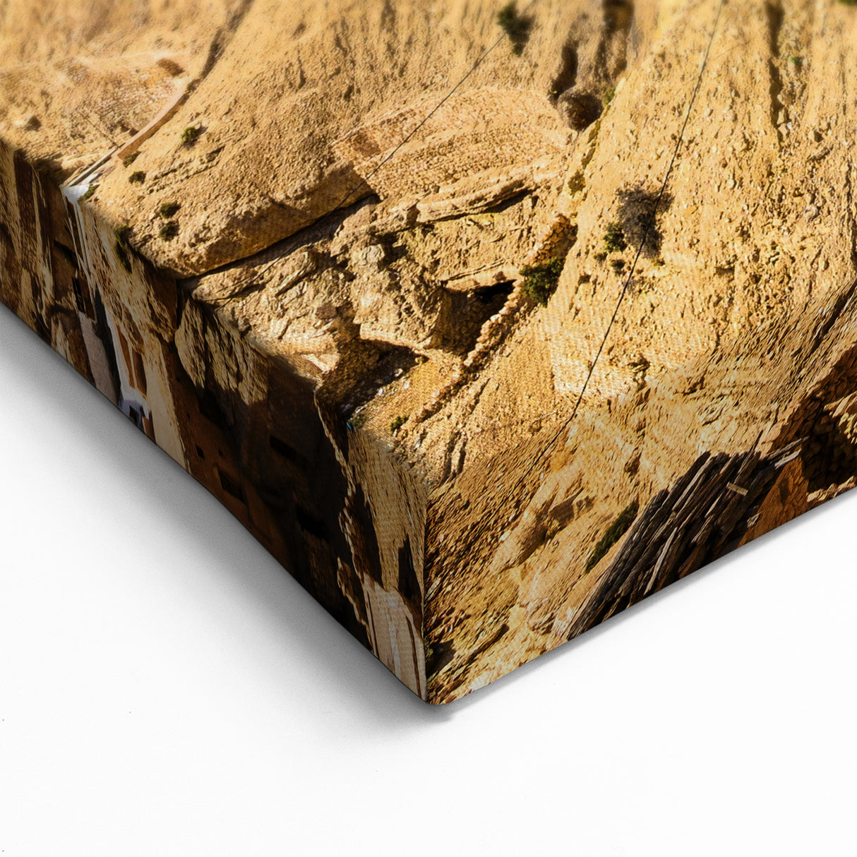 Tunisian Mountain Village Art - Majestic Ksar Landscape Wall Decor