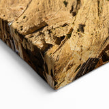 Tunisian Mountain Village Art - Majestic Ksar Landscape Wall Decor