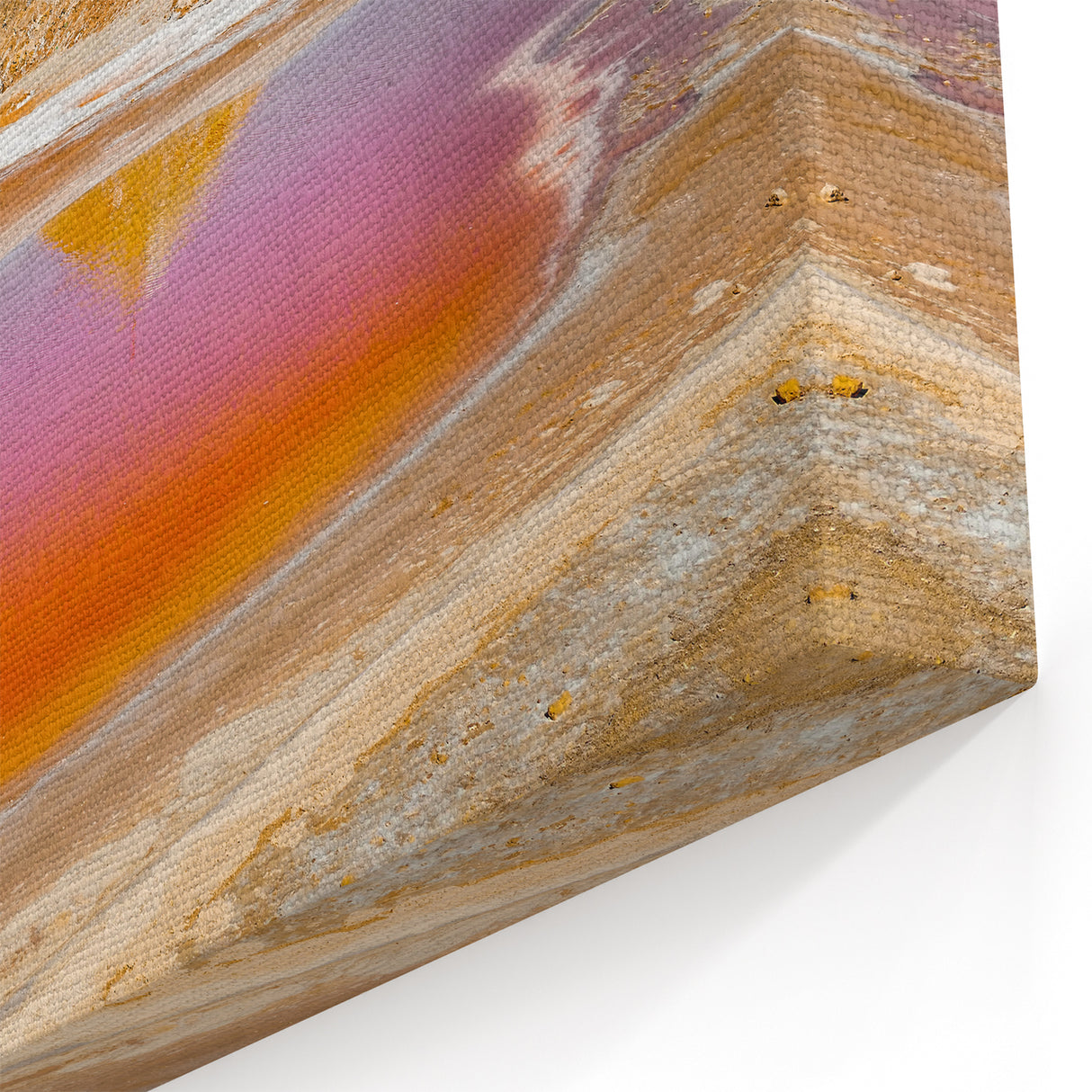 Colorful Salt Lake in Tunisia - Vibrant Desert Landscape Wall Art