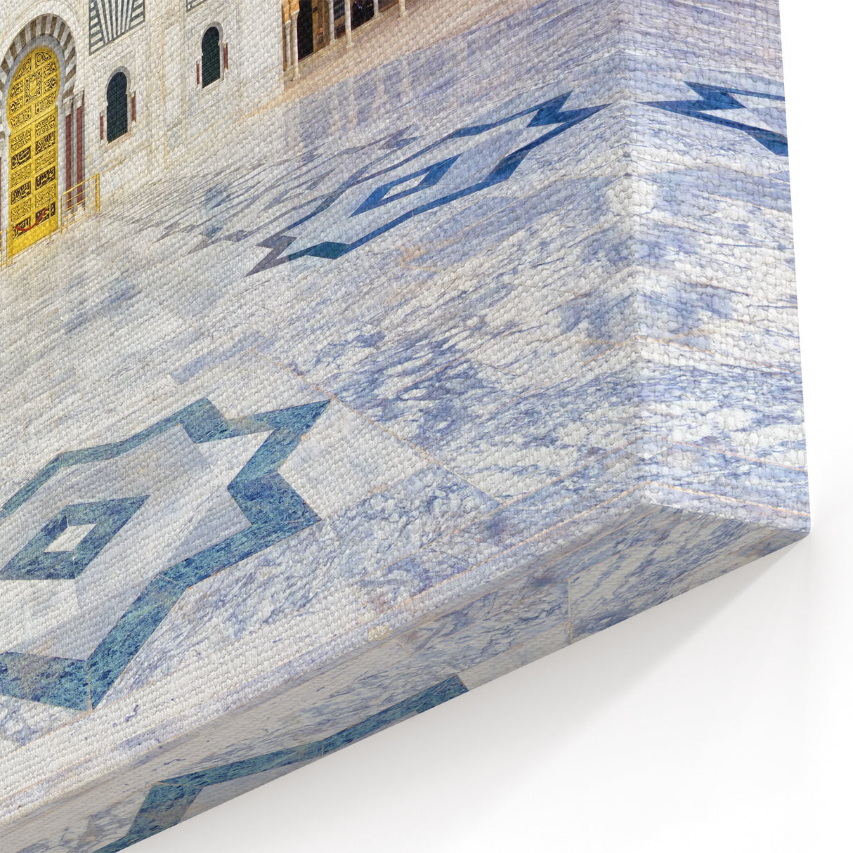 Majestic Tunisian Mosque Art - Elegant Islamic Architecture Wall Decor