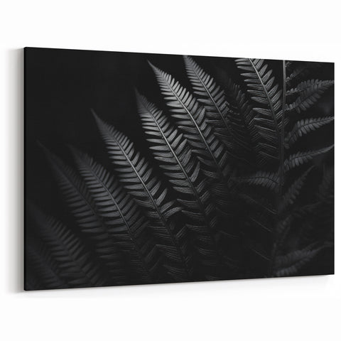 Dark Fern Wall Art - Elegant Botanical Fern Prints for Modern Decor