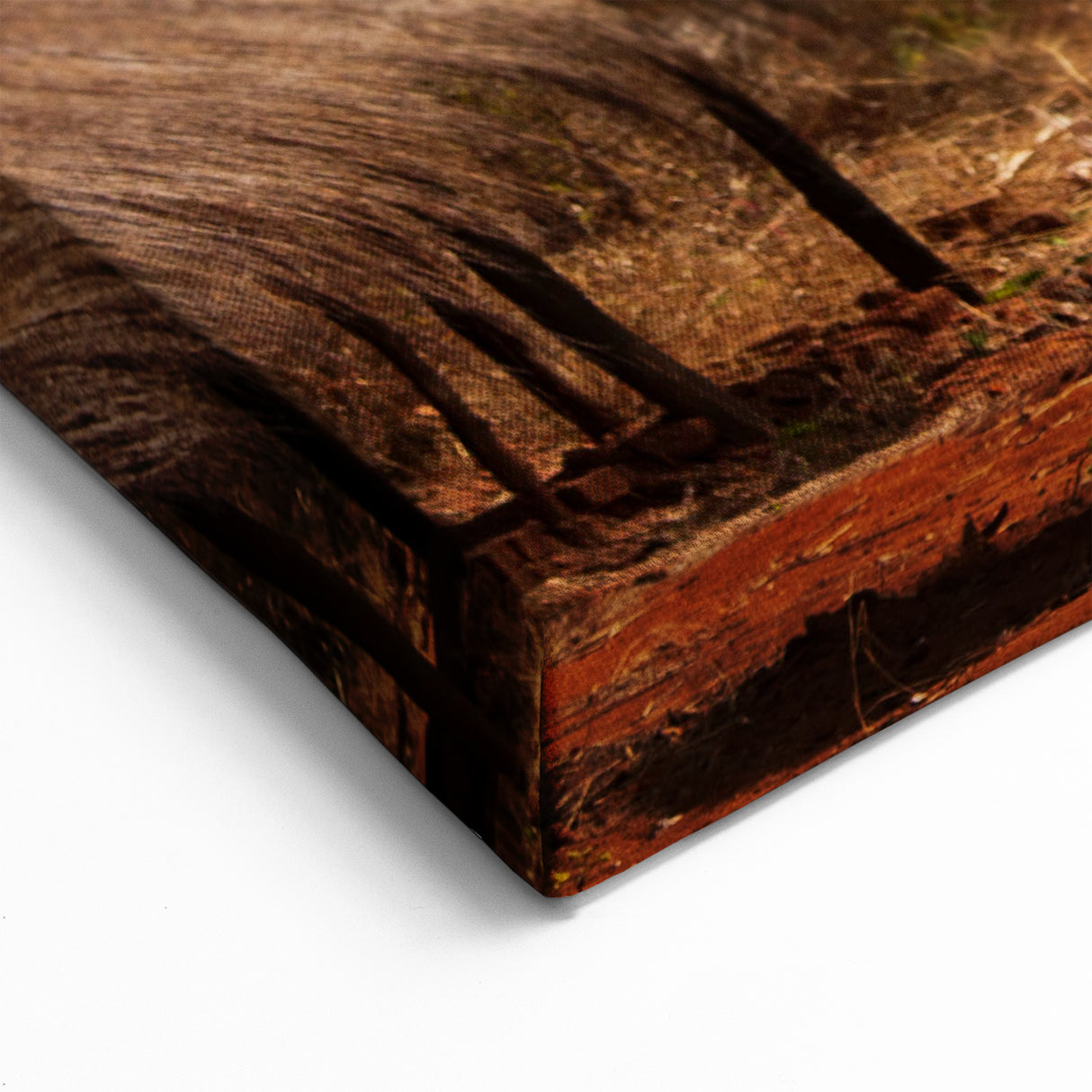 Framed Zambia Art - Traditional African Village Life Canvas Print