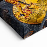 Zambia Art Prints - Handcrafted African Bowls with Vibrant Patterns Canvas