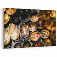Zambia Canvas Prints - Handcrafted African Bowls with Intricate Patterns