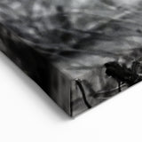 Zambia Wildlife Art - Majestic Lioness in Black and White Canvas Print