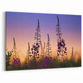 Fireweed Wall Art - Nature-Inspired Fireweed Flower Botanical Canvas Print