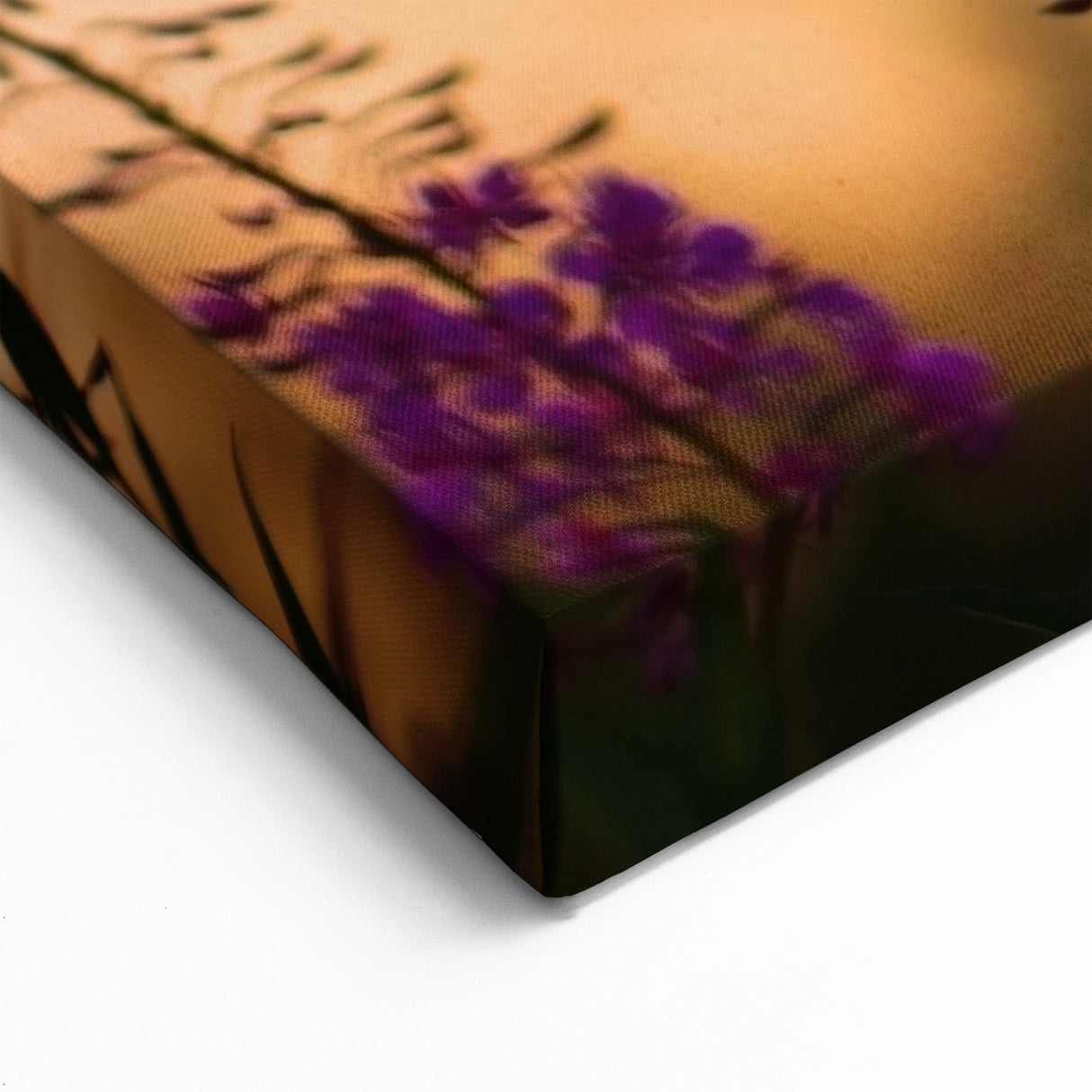 Fireweed Wall Art - Nature-Inspired Fireweed Flower Botanical Canvas Print