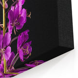 Fireweed Landscape Art - Scenic Fireweed Field with Coastal Mountain View