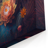 Elegant Desert Cactus Flower Art - Southwestern Succulent Wall Decor