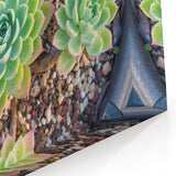 Vibrant Succulent Wall Art - Botanical Greenery Print for Modern Homes