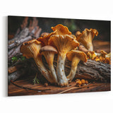 Mushroom Wall Art | Botanical Fungi Prints | Woodland Mushroom Canvas