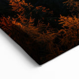 Forest Trees Wall Art - Autumn Leaves Woodland Canvas - Nature Landscape