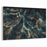 Forest Tree Roots Wall Art - Botanical Canvas - Nature-Inspired Prints