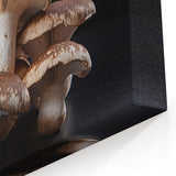 Mushroom Canvas Art | Botanical Mushroom Prints | Nature-Inspired Fungi Wall Decor