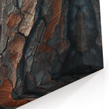 Tree Bark Texture Wall Art - Botanical Canvas - Nature-Inspired Decor