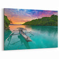 Tropical Indonesia Artwork - Peaceful Sunset Over Turquoise Waters