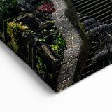 Scenic Indonesia Prints - Ancient Temple Stairway in Lush Landscape Wall Art