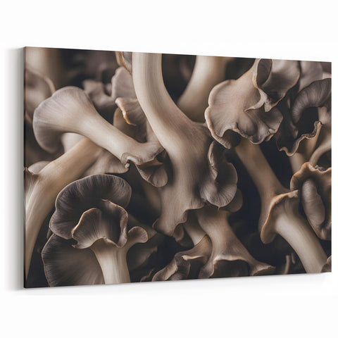 Mushroom Canvas Art | Botanical Fungi Prints | Nature-Inspired Mushroom Decor