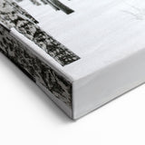 Winter Birch Forest Wall Art - Snowy Woodland Canvas - Nature Decor