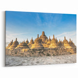 Borobudur Temple Art - Majestic Indonesian Landmark Canvas Print