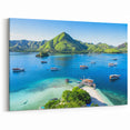 Komodo Island Scenic Artwork - Tropical Indonesia Landscape Wall Print