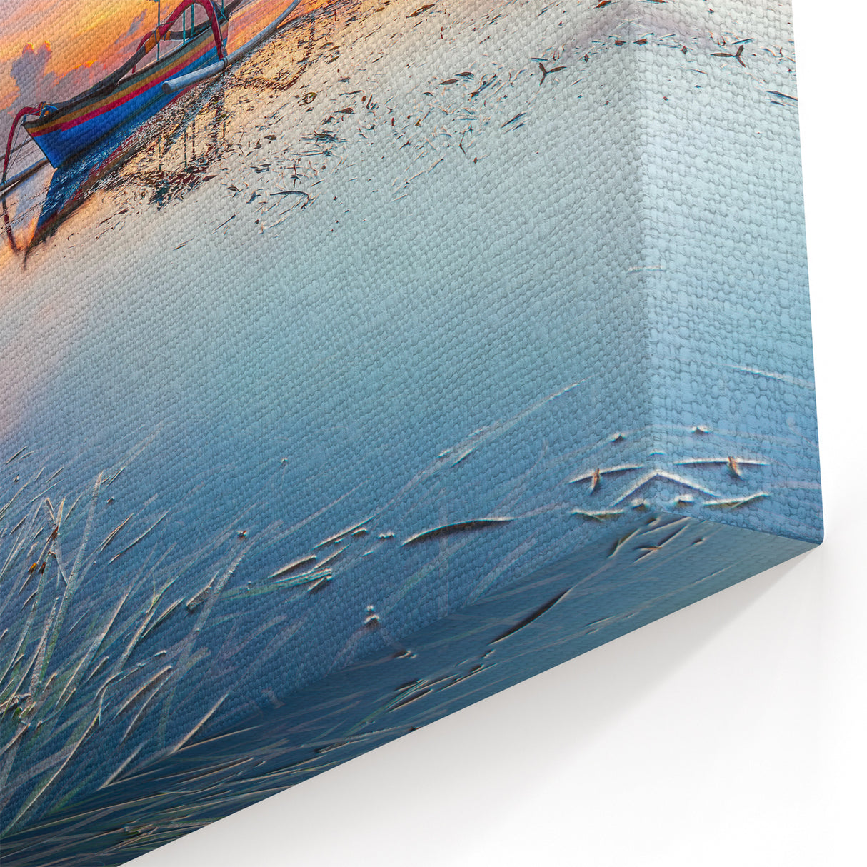 Sunset in Bali Artwork - Peaceful Indonesian Beach Scene Wall Print