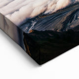 Mount Bromo Landscape Art - Majestic Indonesian Volcano Canvas Print