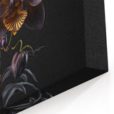 Luxurious Dark Orchid Wall Art - Botanical Orchid Canvas Print Decor