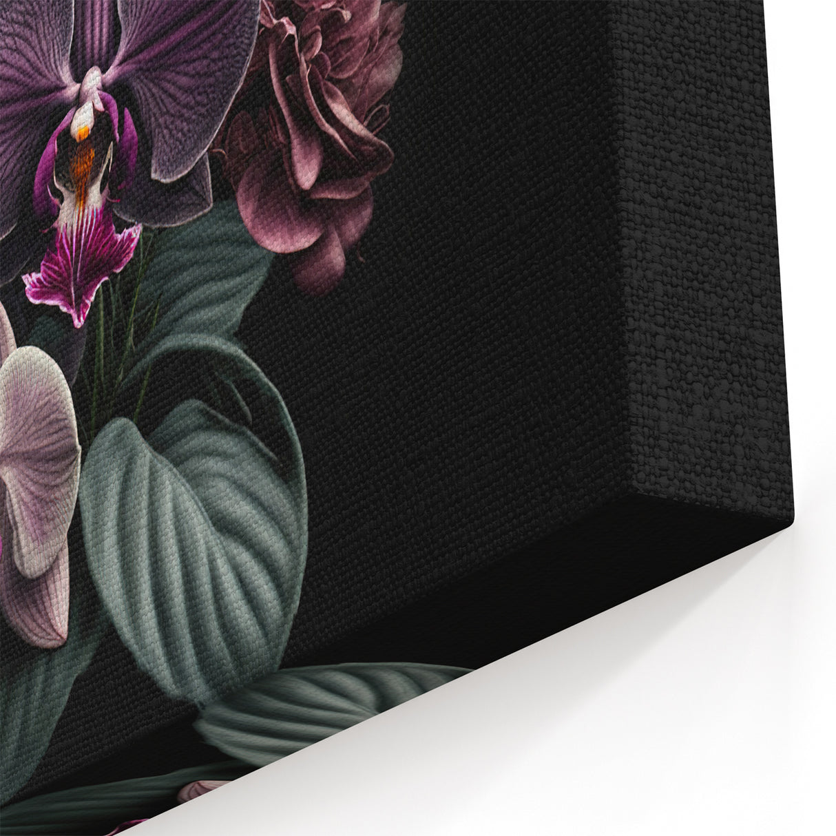 Chic Orchid Floral Art - Botanical Orchid Canvas Print for Home Decor