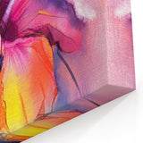 Vibrant Tropical Hibiscus Wall Art – Colorful Botanical Floral Canvas Print