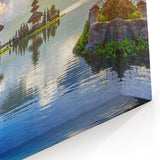 Indonesia Wall Art - Scenic Bali Temple Reflections on Water