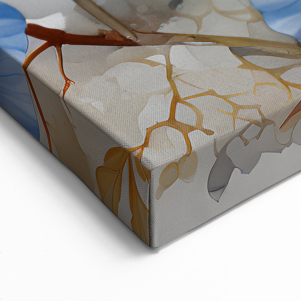 Blue Iris Flower Wall Art - Botanical Canvas Print for Home Decor