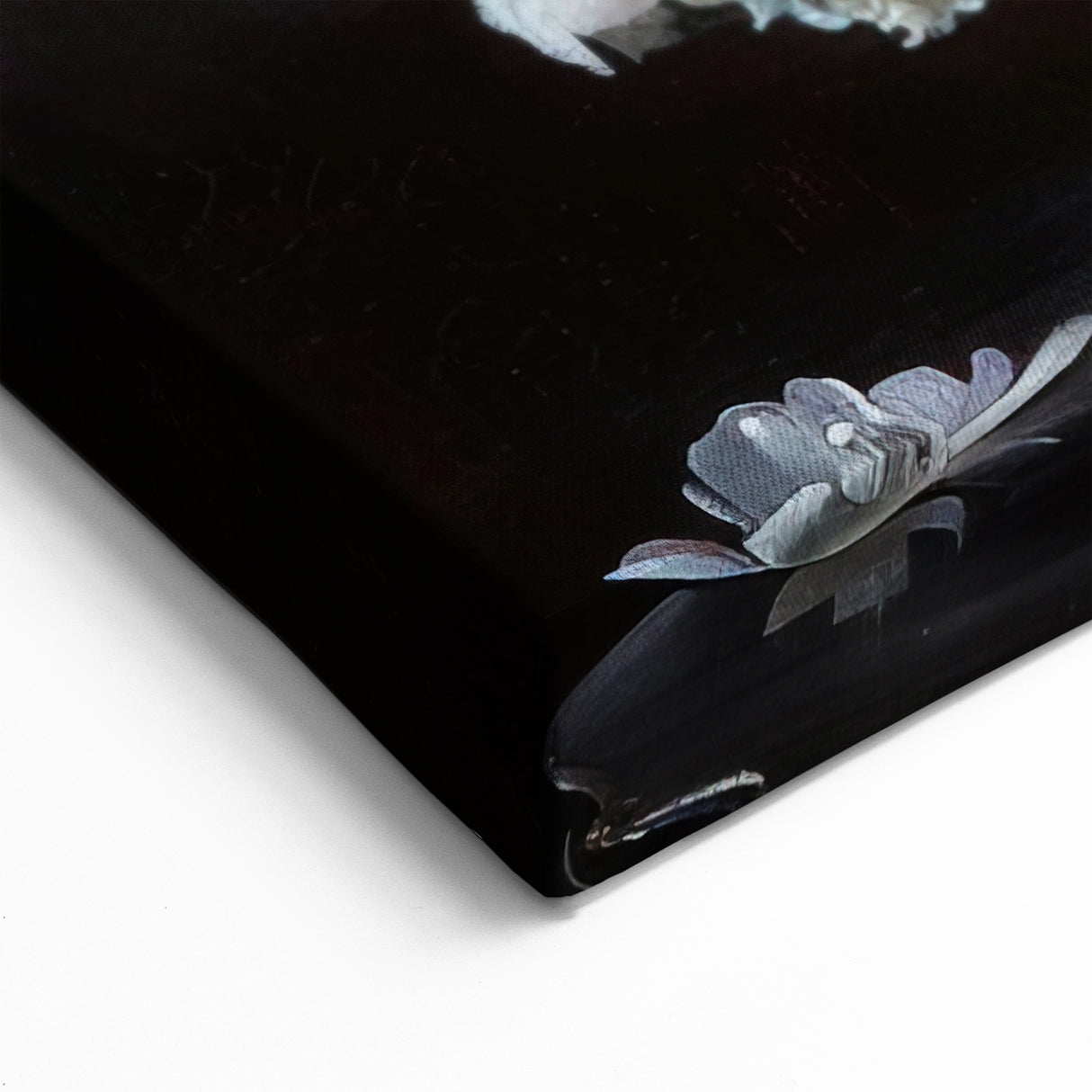 Luxurious White Peony Wall Art - Elegant Peony Canvas for Home Decor