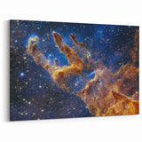 Majestic Pillars of Creation Nebula | Space Canvas Prints | Cosmic Decor