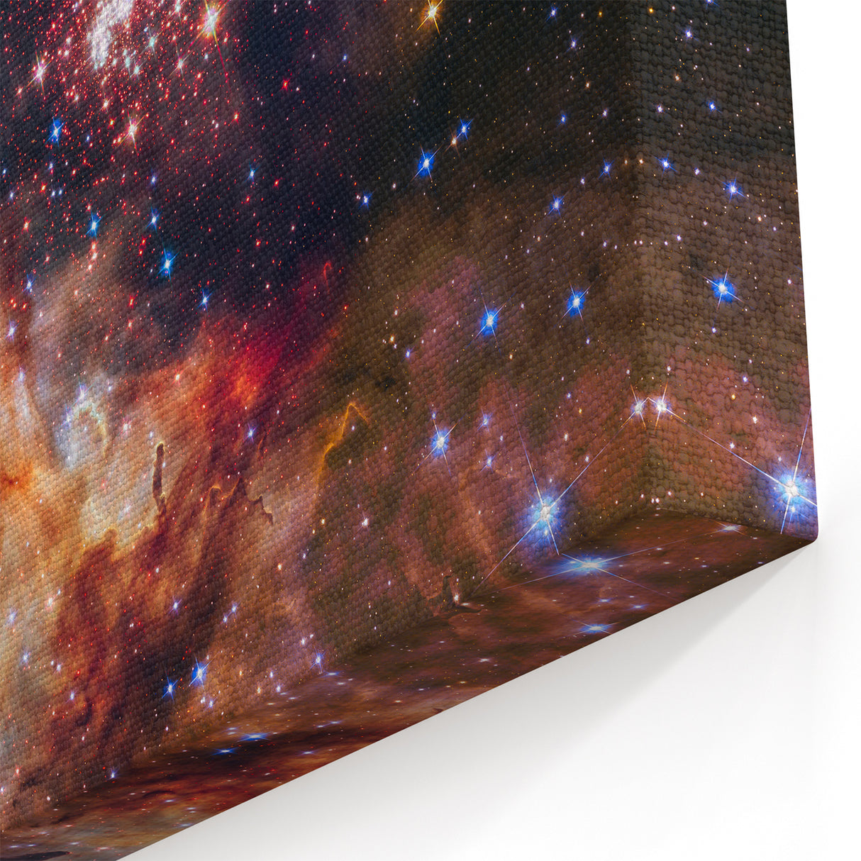 Colorful Nebula Star Cluster Art | Space Canvas Prints | Cosmic Decor