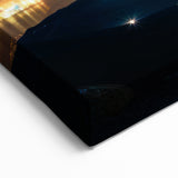 Milky Way Over City Lights | Space Canvas Prints | Night Sky Wall Art