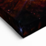 Radiant Blue Nebula Wall Art | Space Canvas Prints | Cosmic Decor