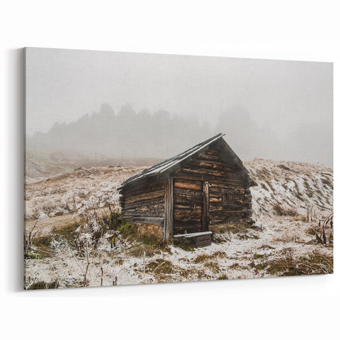 Adelaide Scenery Art - Winter Cabin in South Australia Wall Art Prints