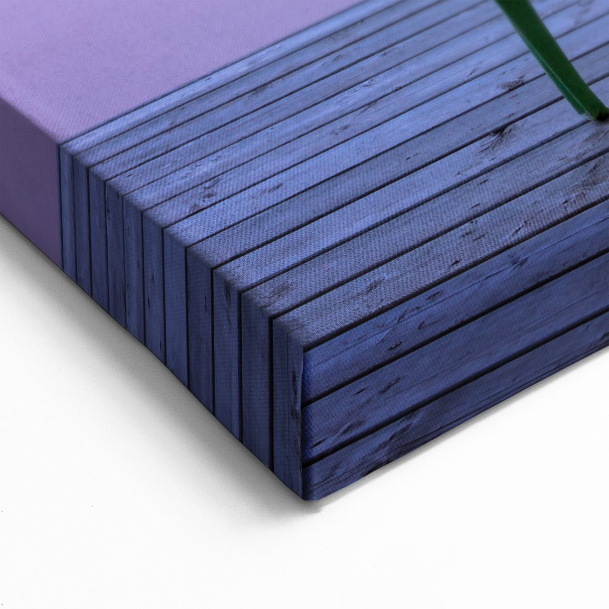 Relaxing Lakeside Evening - Manitoba Dock and Adirondack Chairs Wall Art