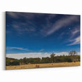Adelaide Landscape Paintings - Starry Night Over Rural South Australia Art