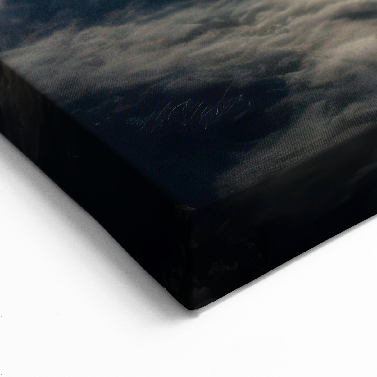 Satellite Orbiting Earth with Fiery Trail - Cosmic Space Wall Art