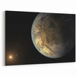 Earth-Like Exoplanet Art - Space-Themed Wall Decor for Cosmic Lovers