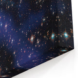 Starry Galaxy Cluster Art - Cosmic Stellar Wall Decor for Space Lovers