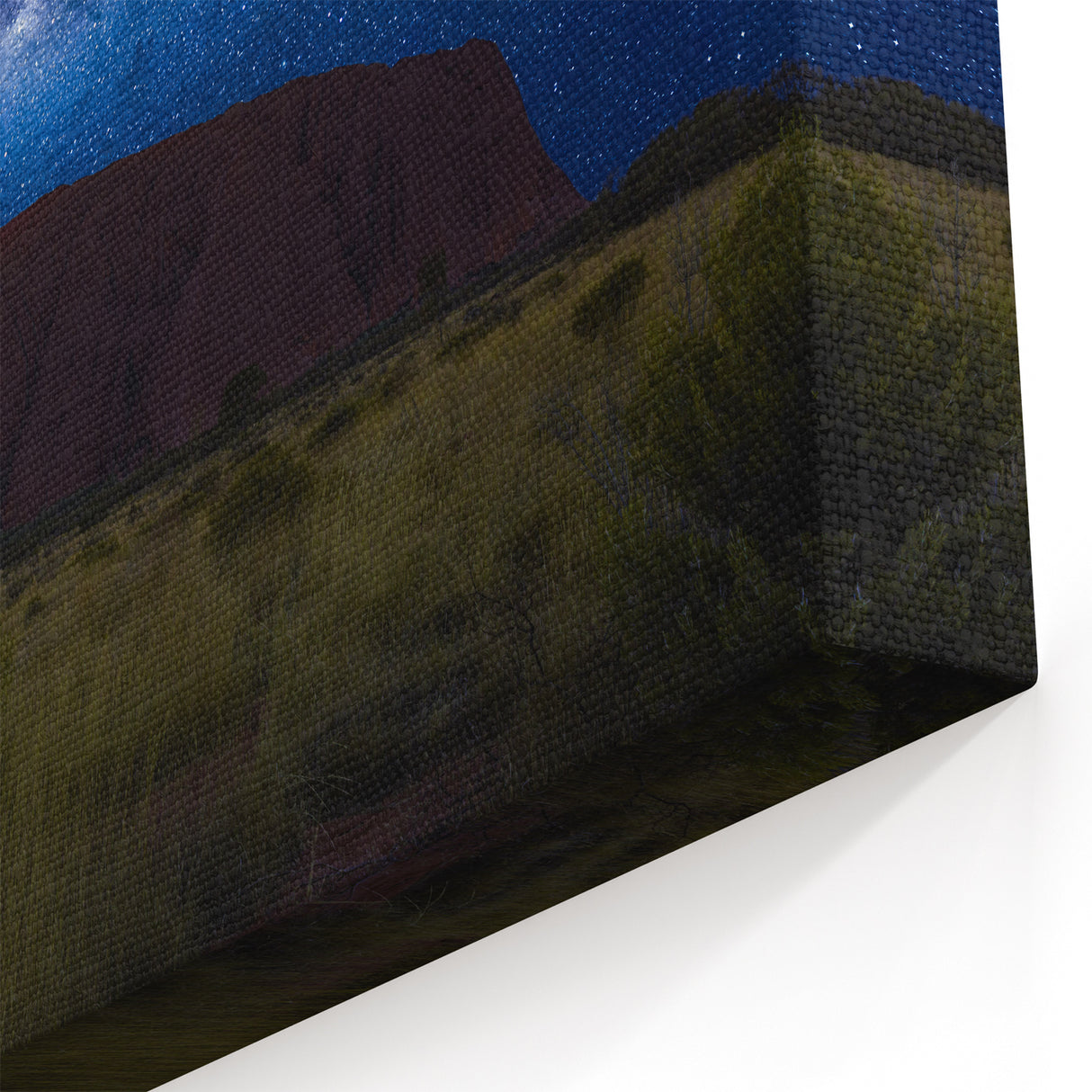 Ayers Rock Photography - Uluru Night Sky Landscape Canvas Art