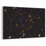 Deep Space Galaxy Cluster Art - Cosmic Starry Night Wall Decor