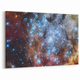 Brilliant Star Cluster Art - Cosmic Starry Night Wall Decor for Homes
