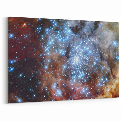 Brilliant Star Cluster Art - Cosmic Starry Night Wall Decor for Homes