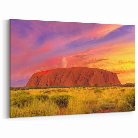 Ayers Rock Wall Art - Stunning Uluru Landscape Photography for Home