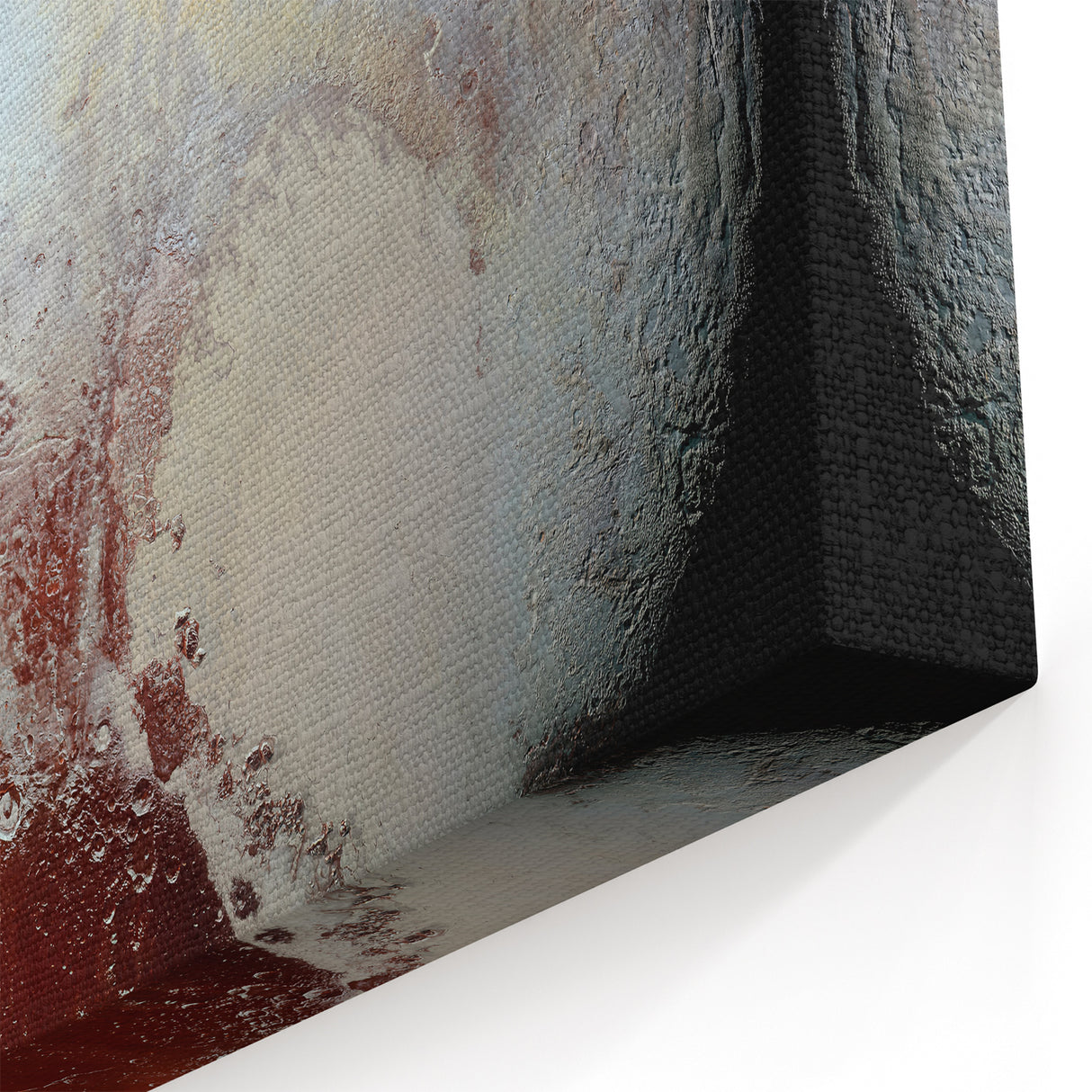 Pluto and Charon Art - Cosmic Planetary Wall Decor for Astronomy Lovers