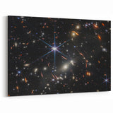 Starry Galaxy Wall Art - Deep Space Galaxy Cluster Astronomy Decor